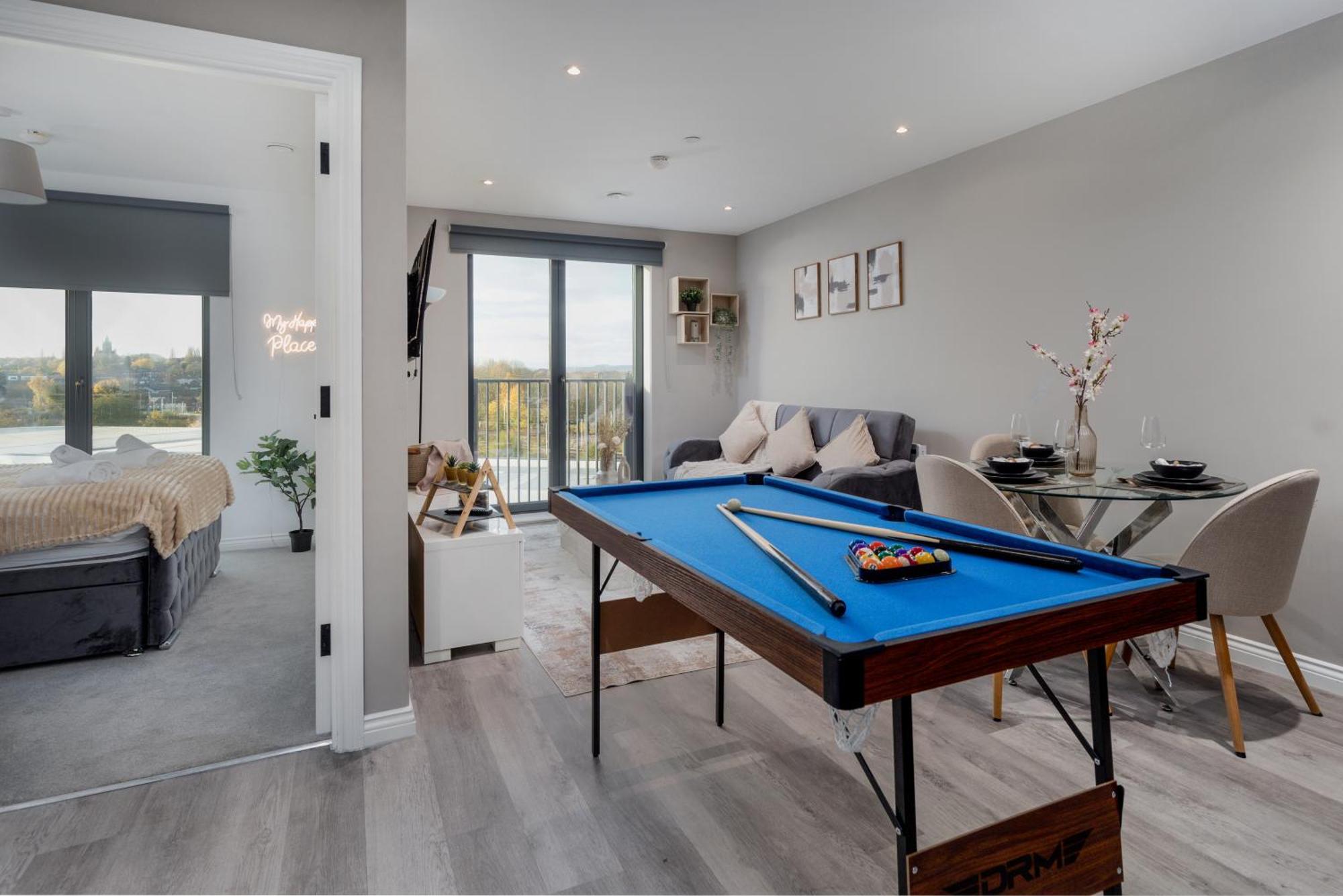 Springwell Suite - City Centre - Balcony & Pool Table - 3 Bed Leeds  Luaran gambar